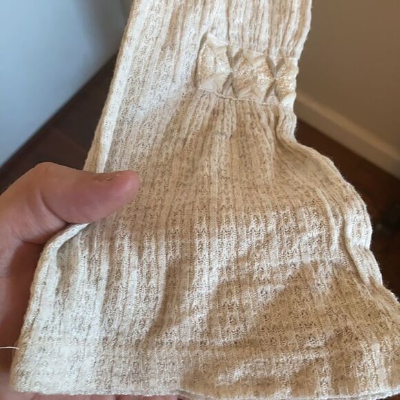 Lucky Brand Brand New Pullover Embroidered Slight Bell Sleeve Top Boho Modern - Picture 7 of 10